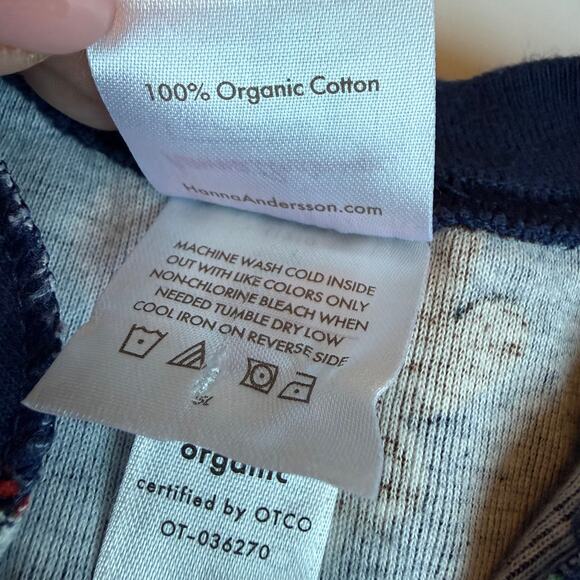 Hanna Andersson Heirloom Ornaments Baby Zip Sleeper 80cm 18-24m - Picture 7 of 8